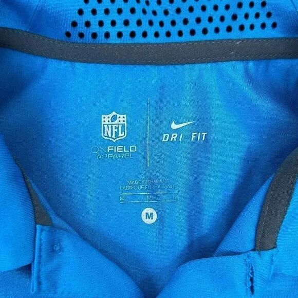 Nike Dri-Fit NFL Carolina Panthers Polo Shirt - Picture 2 of 9
